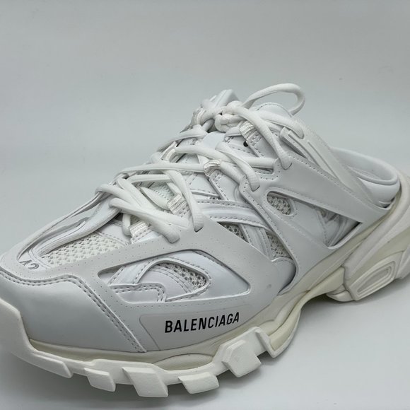 BALENCIAGA Women's Track Cutout Mules Backless Trainers Sneakers Shoes - Picture 3 of 10